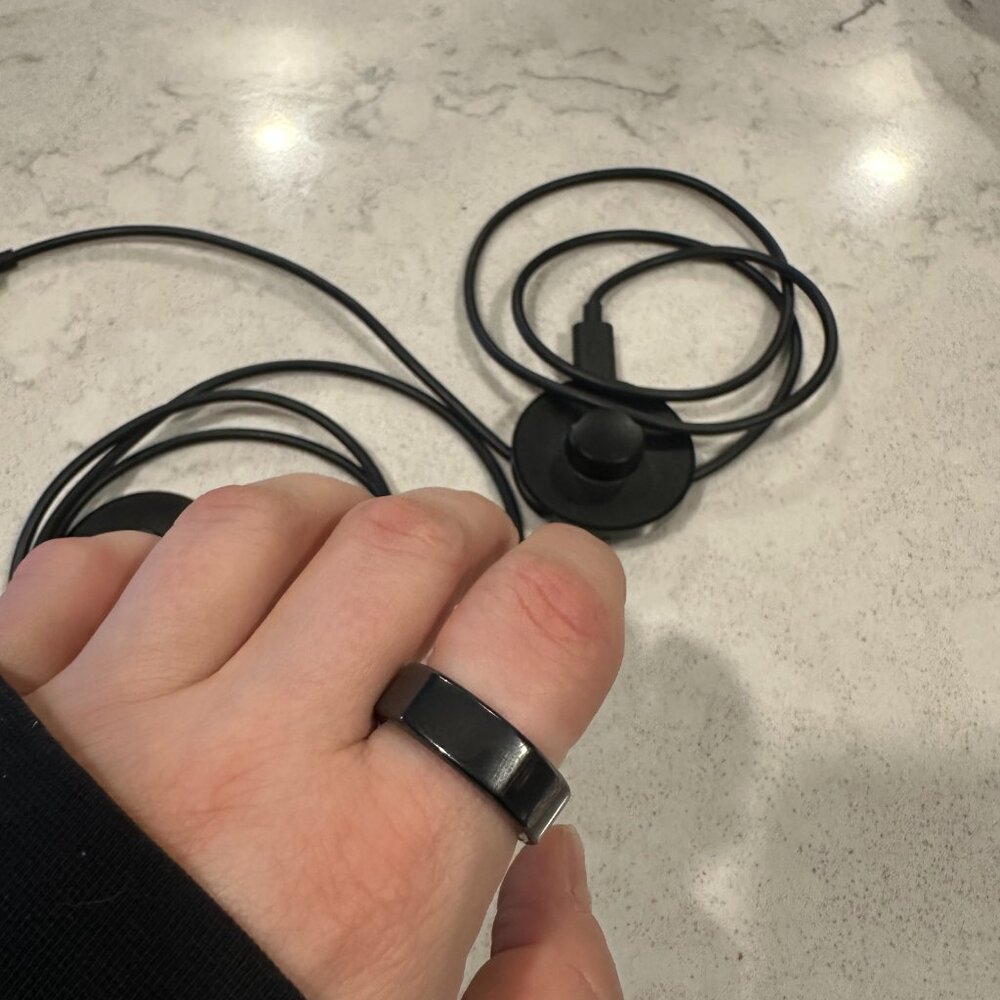 Oura Ring Gen 3 – Size 10, Black Finish -/ Oura Gen3 Heritage Black US10 - Picture 5 of 5